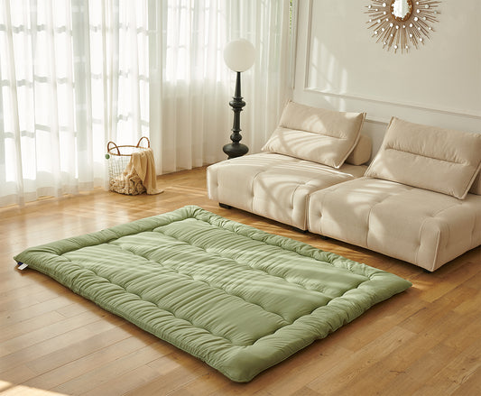 CT Green Foldable Japanese Floor Mattress 3"Th Inches