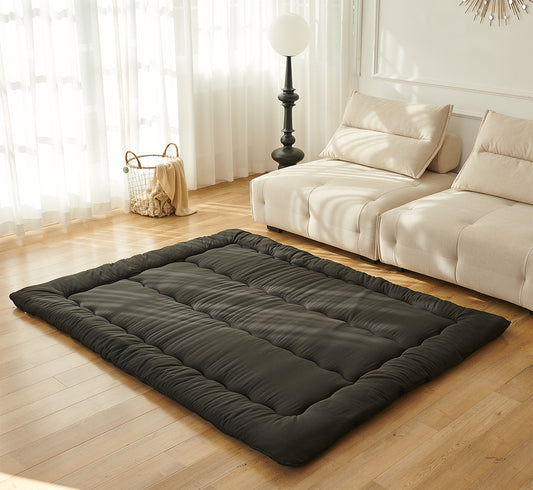 CT Black Foldable Japanese Floor Mattress 3"Th Inches