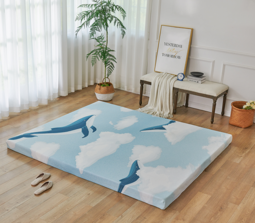 W  Foldable Japanese Floor Mattress 3"Th Inches