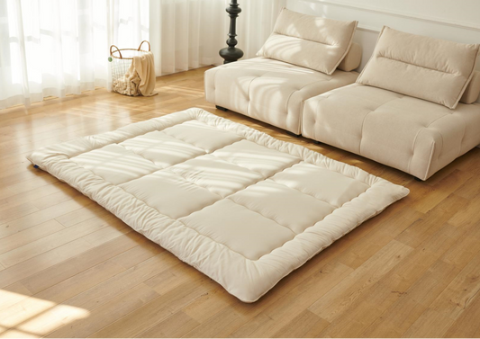 JGG Beige Foldable Japanese Floor Mattress 3"Th Inches