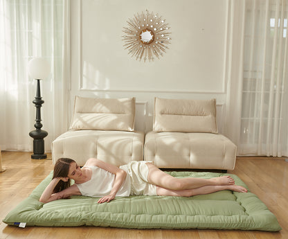 CT Green Foldable Japanese Floor Mattress 3"Th Inches