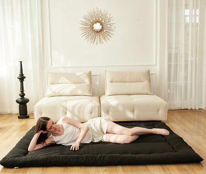 CT Black Foldable Japanese Floor Mattress 3"Th Inches